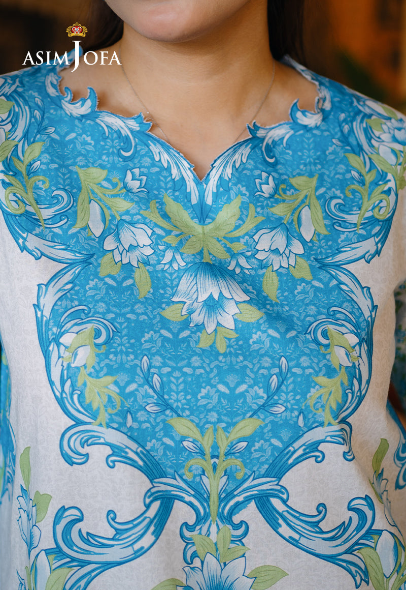 AJPBC-06 Printed Cambric Stitched 2 Pcs