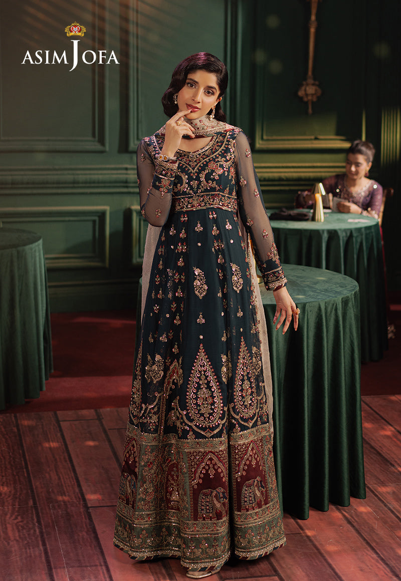 AJPF-39 EMBROIDERED CHIFFON 2 PCS
