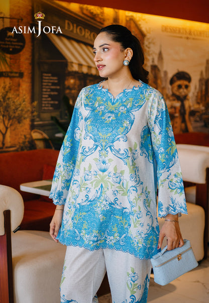 AJPBC-06 Printed Cambric Stitched 2 Pcs