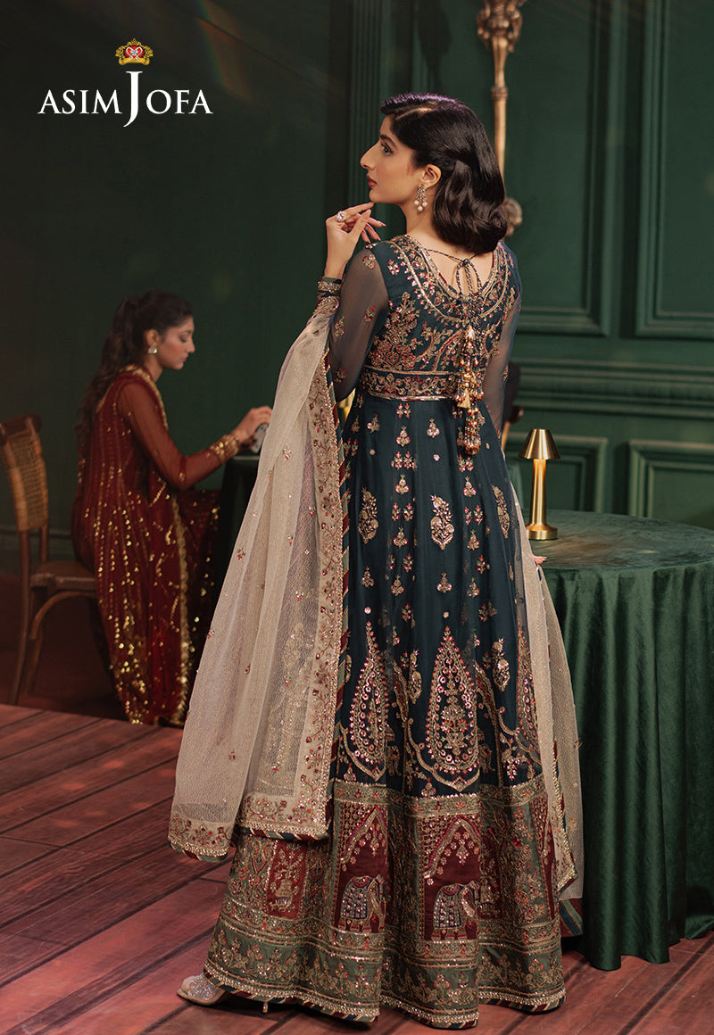 AJPF-39 EMBROIDERED CHIFFON 2 PCS