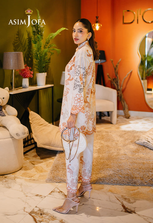 AJPBC-02 Printed Cambric Stitched 2 Pcs