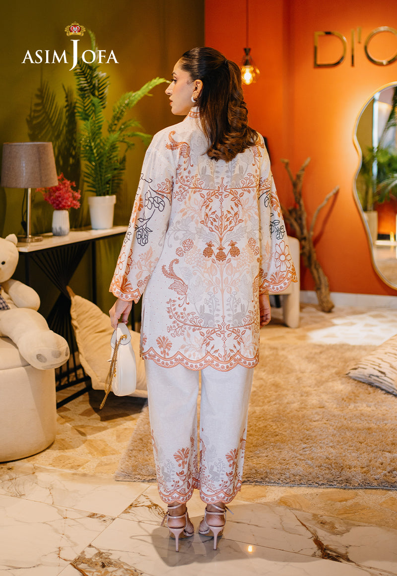 AJPBC-02 Printed Cambric Stitched 2 Pcs