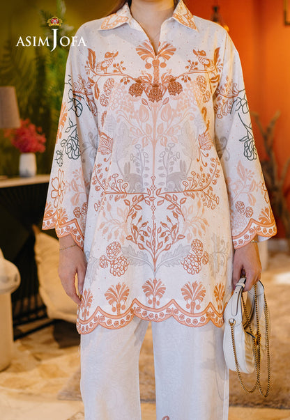 AJPBC-02 Printed Cambric Stitched 2 Pcs
