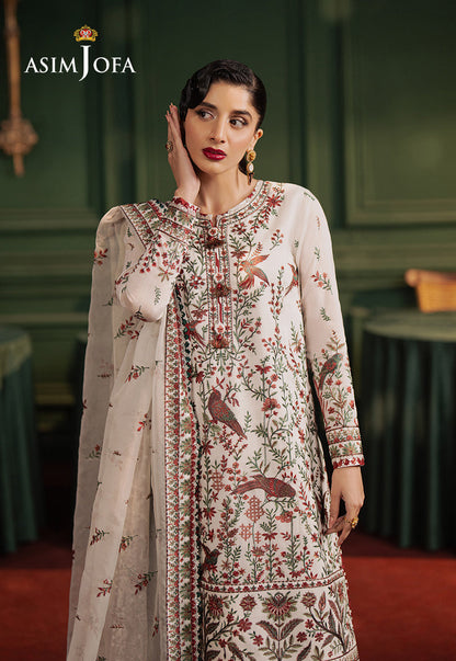 AJPF-30 EMBROIDERED COTTON NET 3 PCS