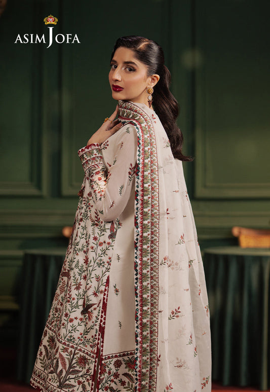 AJPF-30 EMBROIDERED COTTON NET 3 PCS