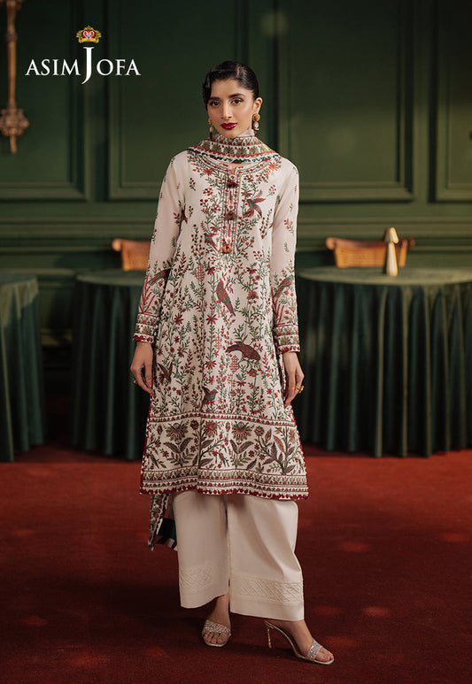 AJPF-30 EMBROIDERED COTTON NET 3 PCS