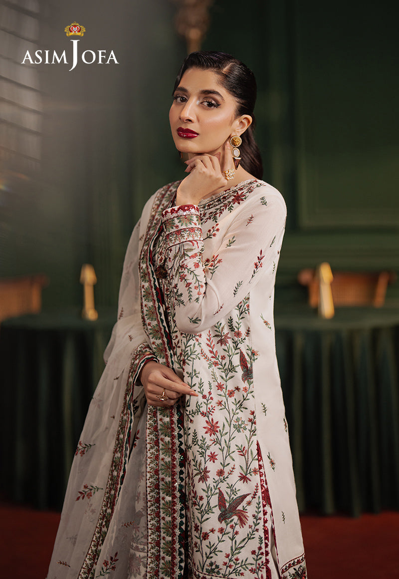 AJPF-30 EMBROIDERED COTTON NET 3 PCS