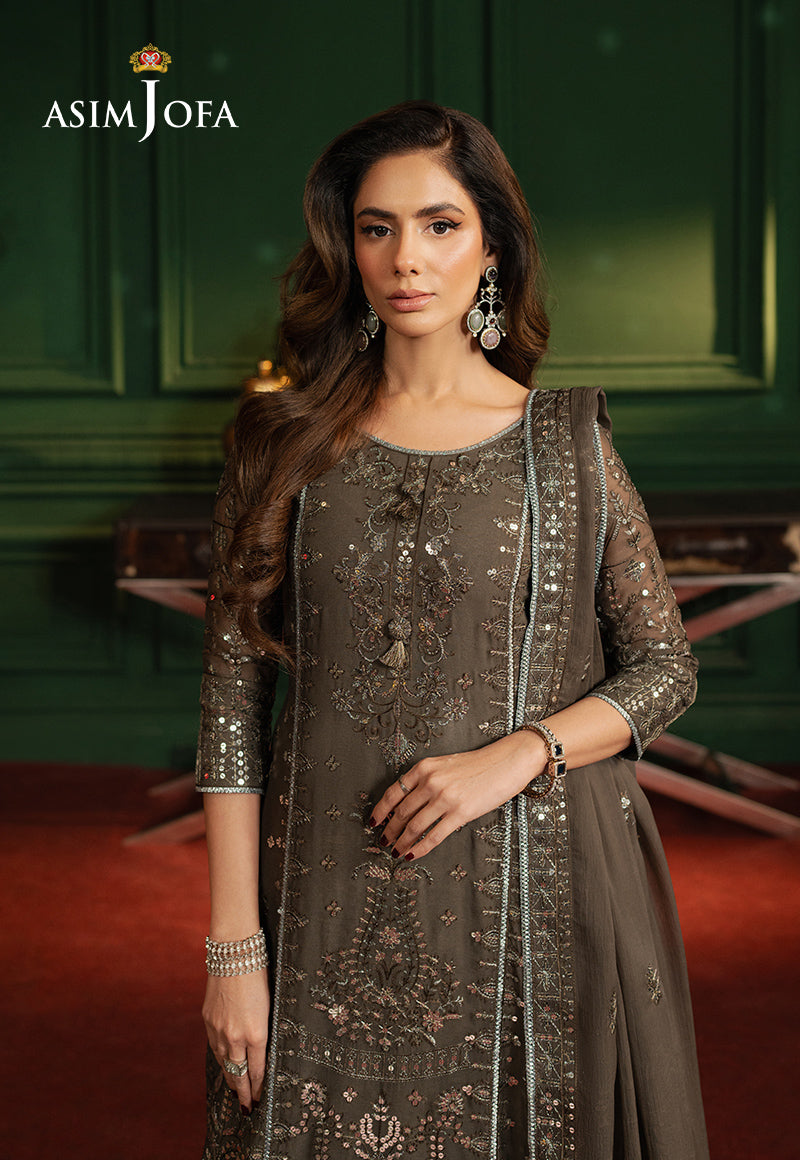 AJPF-21 EMBROIDERED CHIFFON 3 PCS