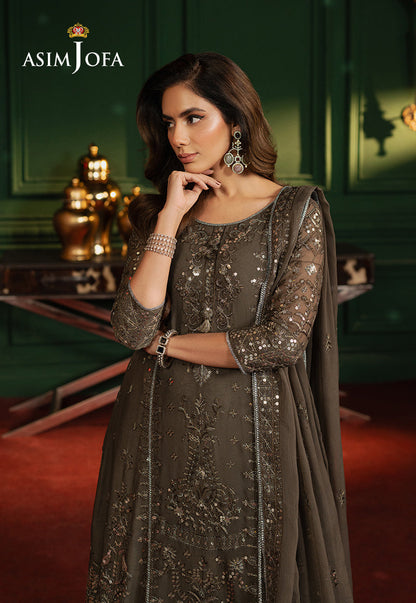 AJPF-21 EMBROIDERED CHIFFON 3 PCS