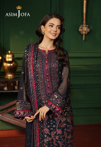 AJPF-17 EMBROIDERED CHIFFON 3 PCS