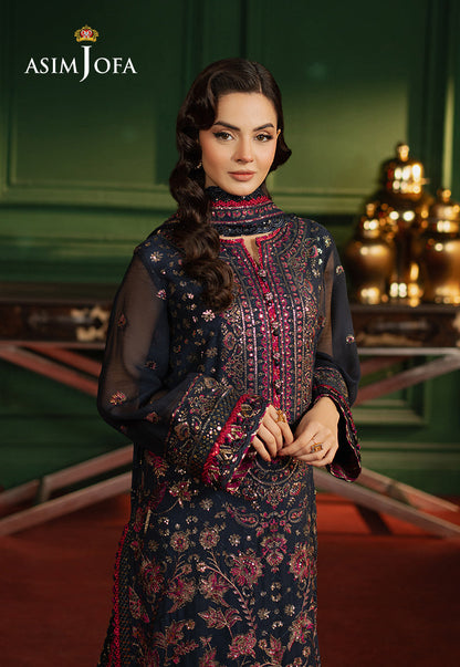 AJPF-17 EMBROIDERED CHIFFON 3 PCS