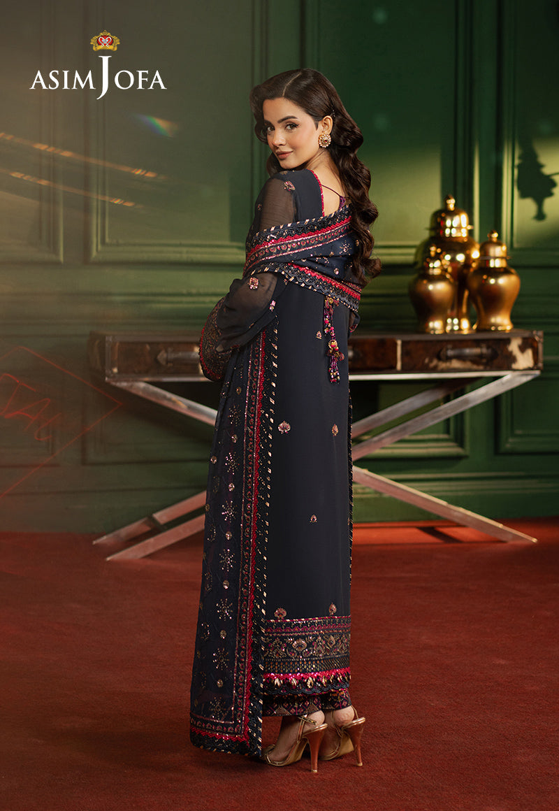 AJPF-17 EMBROIDERED CHIFFON 3 PCS