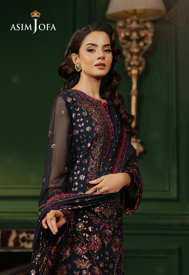 AJPF-17 EMBROIDERED CHIFFON 3 PCS