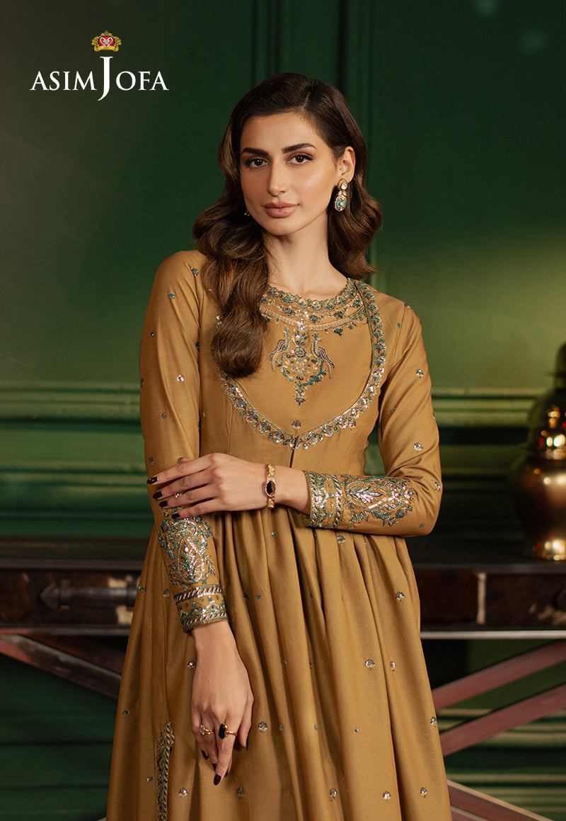 AJPF-20 EMBROIDERED BOSKI SILK 2 PCS