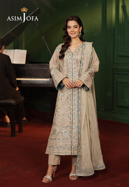 AJPF-29 EMBROIDERED SILK 3 PCS