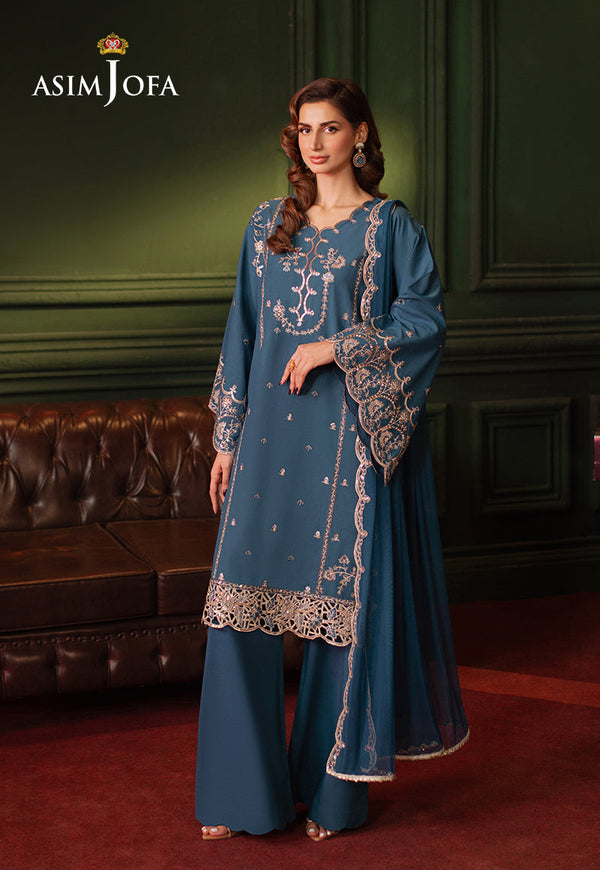AJPF-10 EMBROIDERED SILK 3 PCS