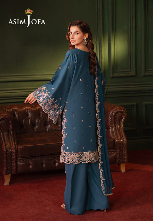 AJPF-10 EMBROIDERED SILK 3 PCS