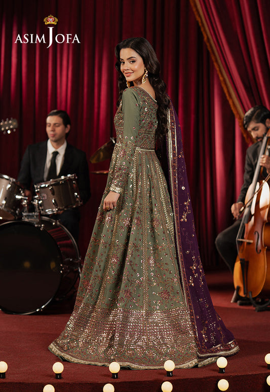 AJPF-37 EMBROIDERED SPUN RAW SILK 3 PCS