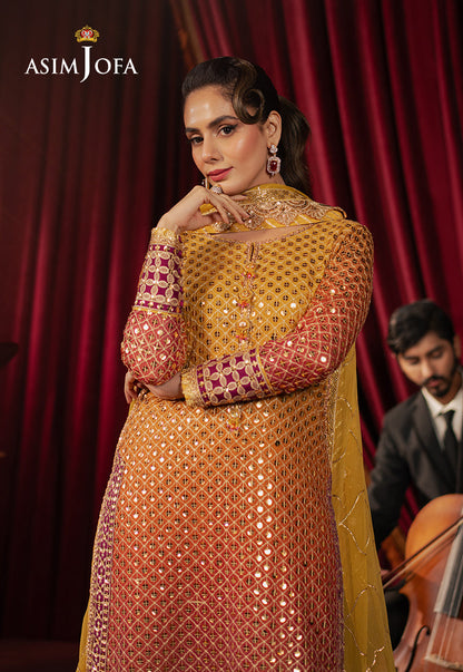 AJPF-25 EMBROIDERED CHIFFON 3 PCS