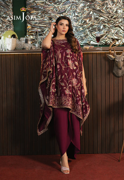 AJPF-04 EMBROIDERED CHIFFON 2 PCS