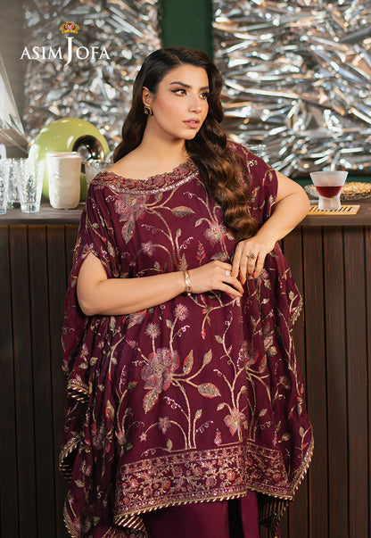 AJPF-04 EMBROIDERED CHIFFON 2 PCS