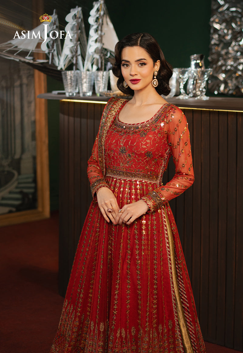 AJPF-32 EMBROIDERED NET 3 PCS