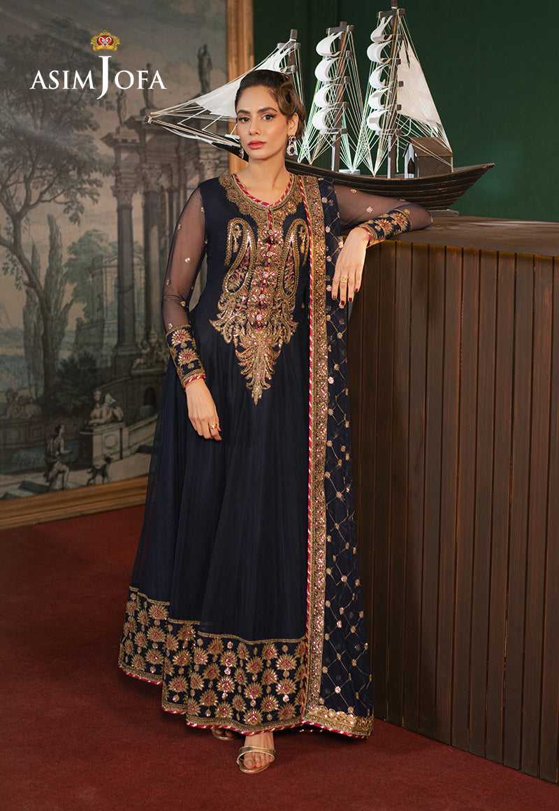 AJPF-03 EMBROIDERED NET 3 PCS