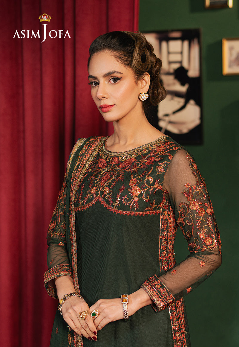 AJPF-08 EMBROIDERED NET 3 PCS