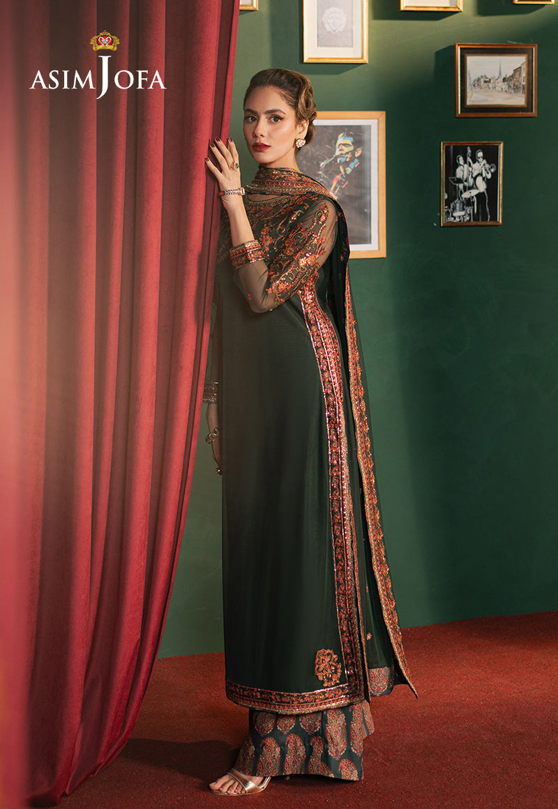 AJPF-08 EMBROIDERED NET 3 PCS