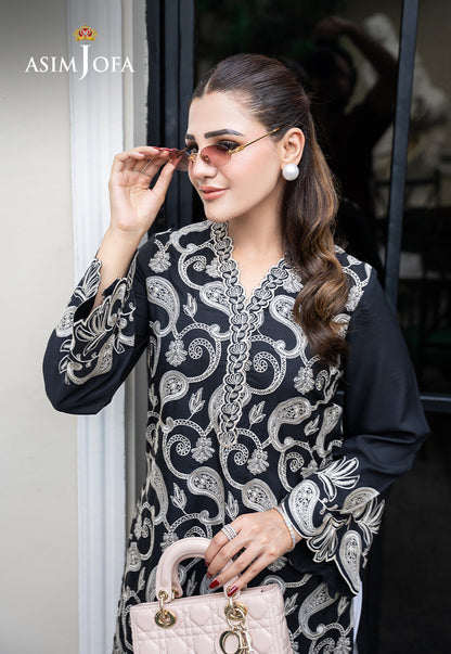 AJLPE-05 Embroidered Exclusive Silk Stitched 2pcs