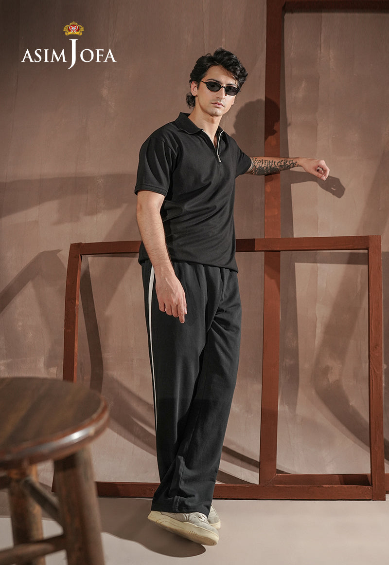 AJMPO-13 ZIPPER POLO T-SHIRT 1 PC