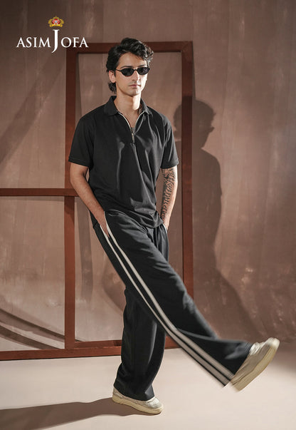 AJMPO-13 ZIPPER POLO T-SHIRT 1 PC
