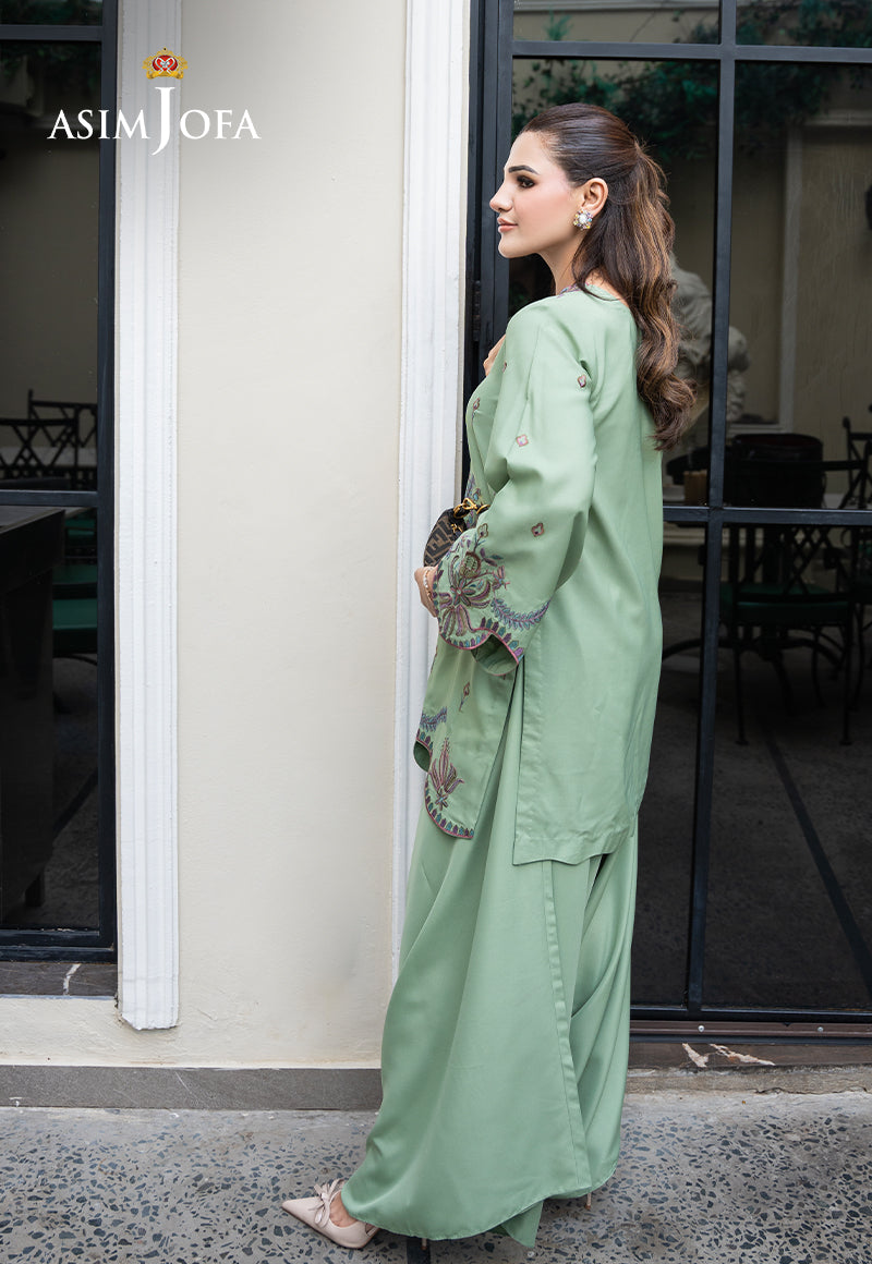AJLPE-04 Embroidered Boski Silk Stitched 2pcs