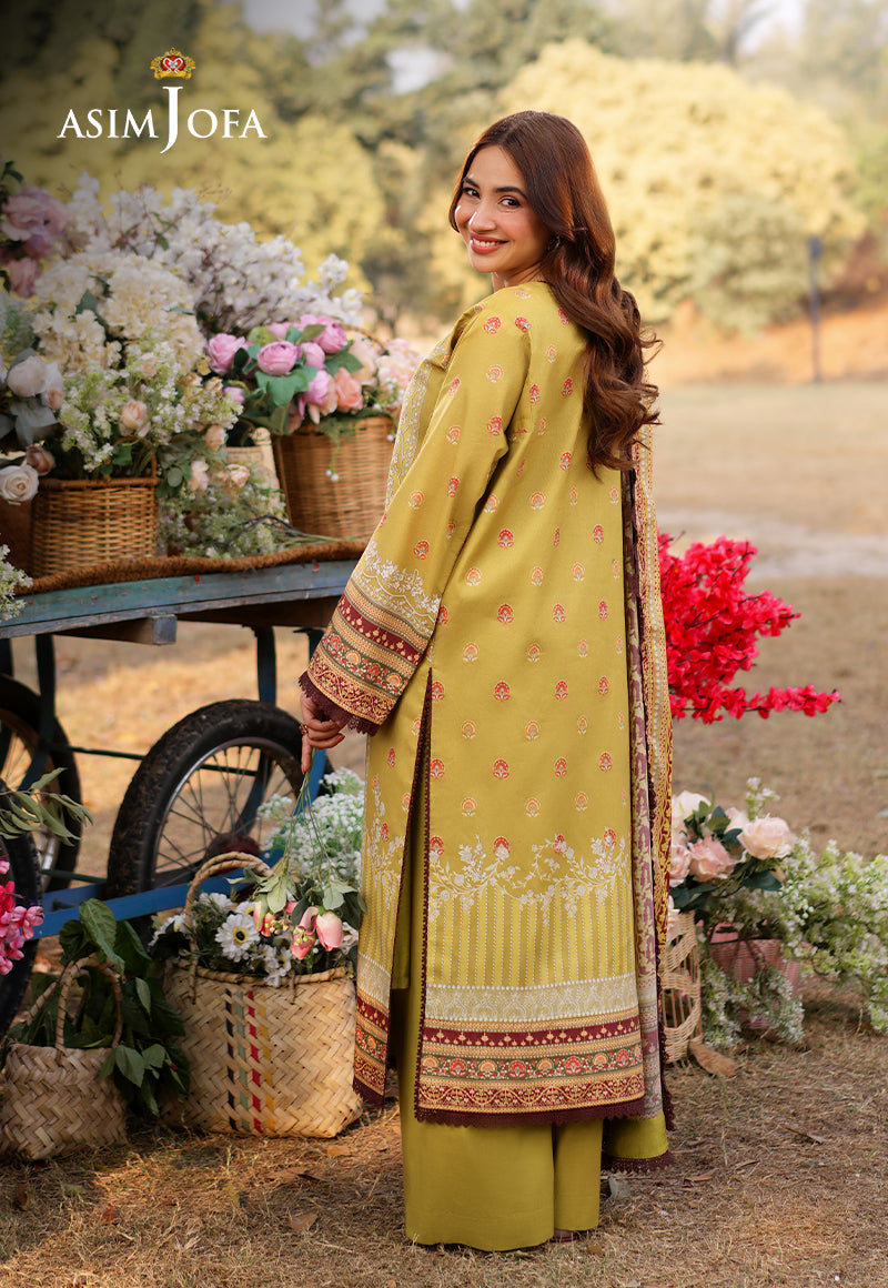 AJUUB-02 Printed Lawn 3 Pcs