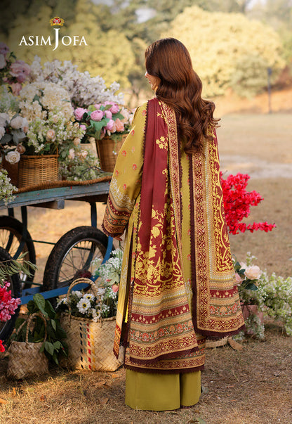 AJUUB-02 Printed Lawn 3 Pcs