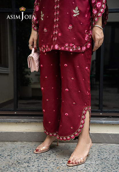 AJLPE-02 Embroidered Boski Silk Stitched 2pcs