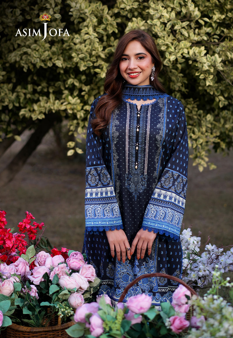 AJUUB-05 Printed Lawn 3 Pcs