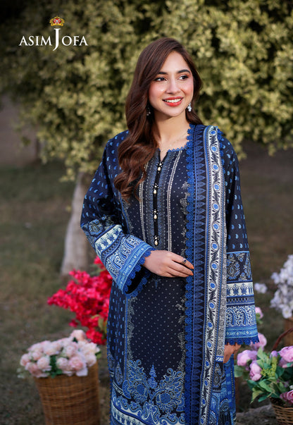 AJUUB-05 Printed Lawn 3 Pcs