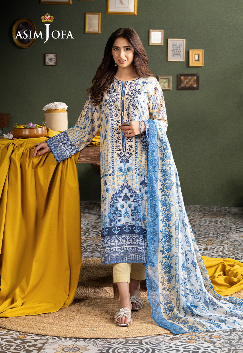 AJOD-26 PRINTED SWISS LAWN 3 PCS