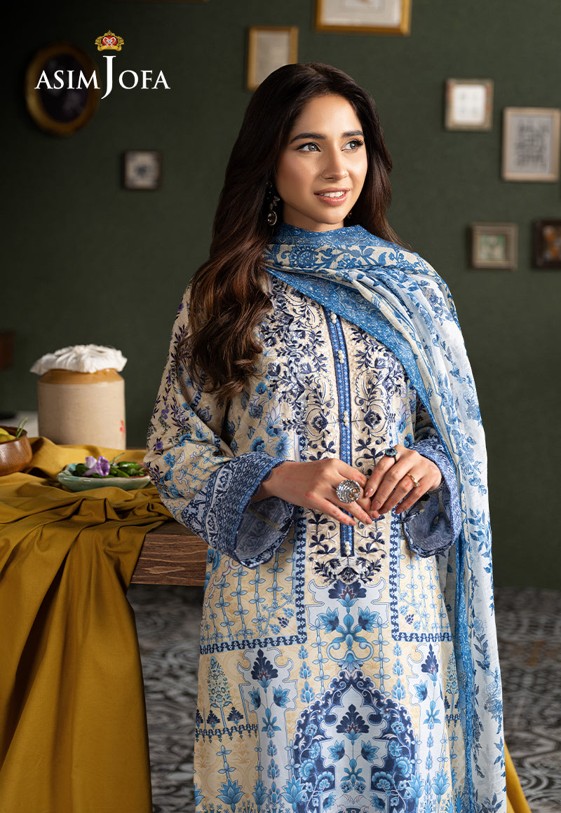 AJOD-26 PRINTED SWISS LAWN 3 PCS