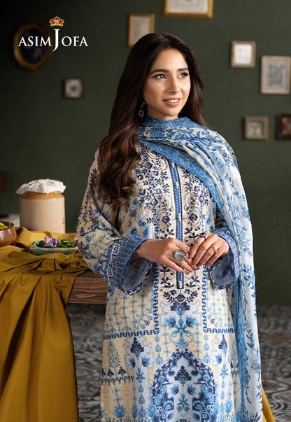 AJOD-26 PRINTED SWISS LAWN 3 PCS