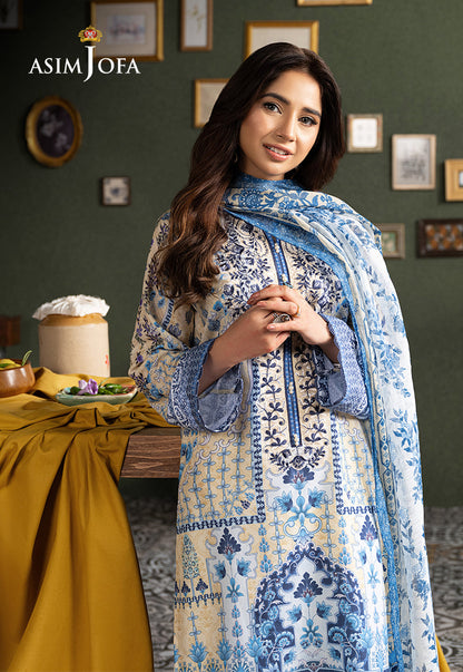 AJOD-26 PRINTED SWISS LAWN 3 PCS