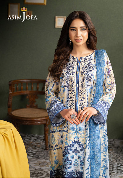 AJOD-26 PRINTED SWISS LAWN 3 PCS