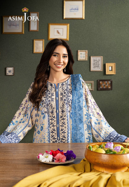 AJOD-26 PRINTED SWISS LAWN 3 PCS