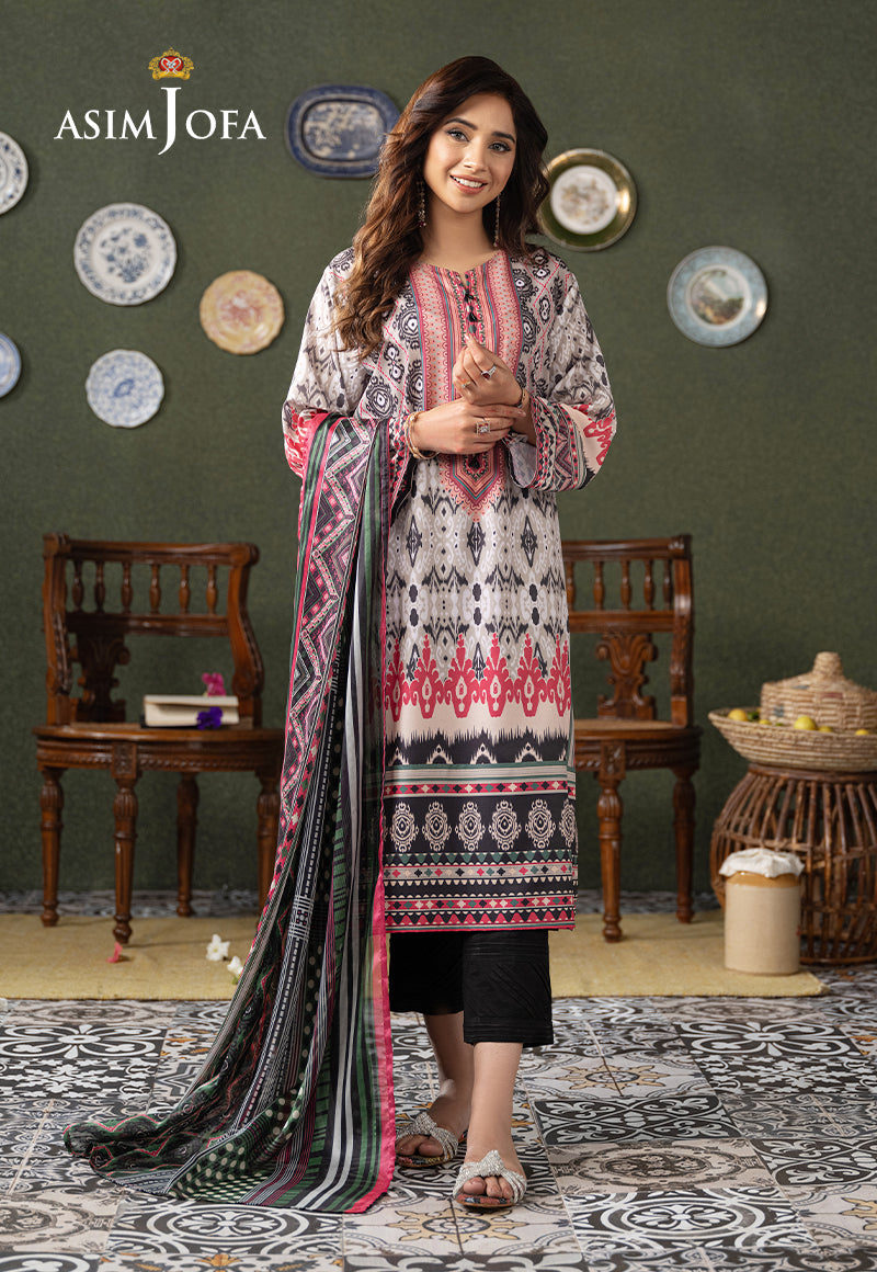 AJOD-19 PRINTED GEORGETTE SILK 2 PCS