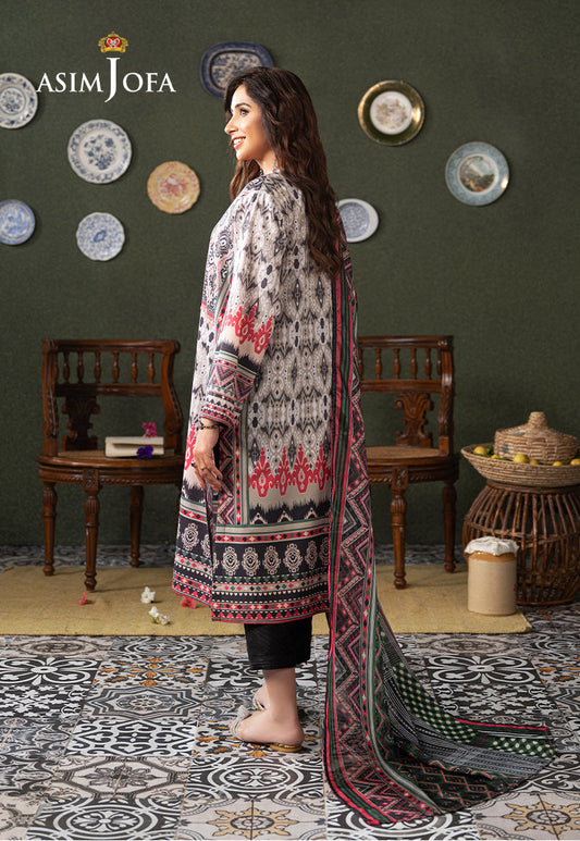 AJOD-19 PRINTED GEORGETTE SILK 2 PCS