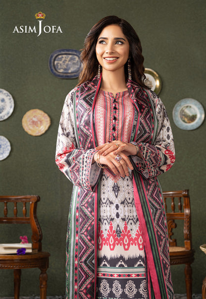 AJOD-19 PRINTED GEORGETTE SILK 2 PCS