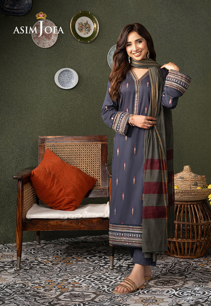 AJOD-32 EMBROIDERED CAMBRIC 3 PCS
