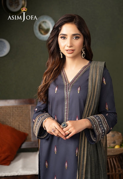 AJOD-32 EMBROIDERED CAMBRIC 3 PCS