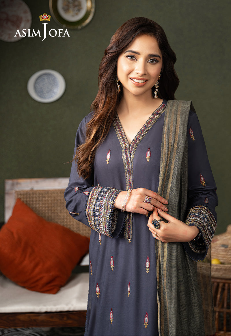 AJOD-32 EMBROIDERED CAMBRIC 3 PCS